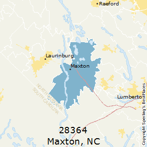 Maxton,North Carolina County Map