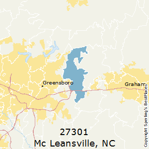 Mc_Leansville,North Carolina County Map