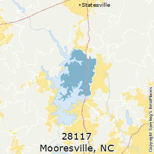 Mooresville,North Carolina County Map