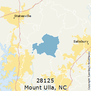 Mount_Ulla,North Carolina County Map