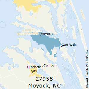 Moyock,North Carolina County Map