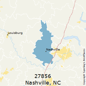Nashville,North Carolina County Map