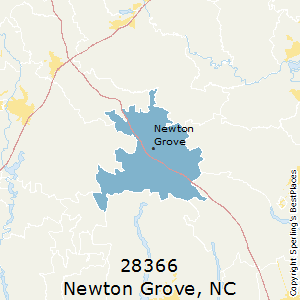 Newton_Grove,North Carolina County Map