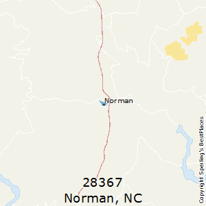 Norman,North Carolina County Map