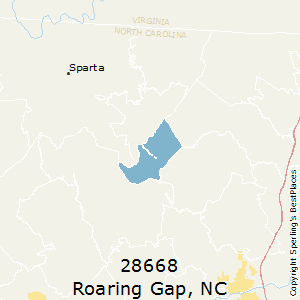 Roaring_Gap,North Carolina County Map