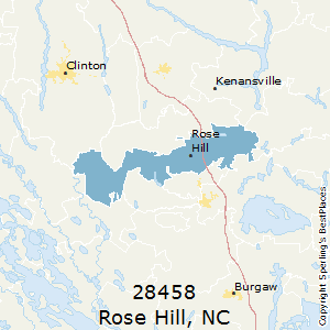 Rose_Hill,North Carolina County Map