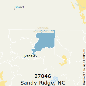 Sandy_Ridge,North Carolina County Map