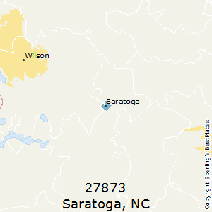 Saratoga,North Carolina County Map