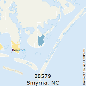 Smyrna,North Carolina County Map