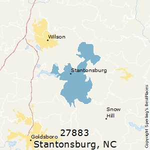 Stantonsburg,North Carolina County Map