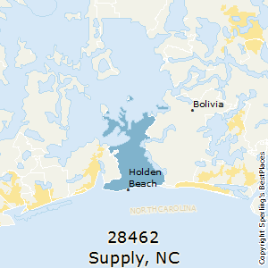 Supply,North Carolina County Map