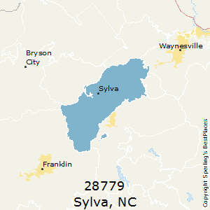 Sylva,North Carolina County Map