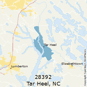 Tar_Heel,North Carolina County Map