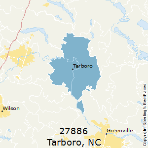 Tarboro,North Carolina County Map