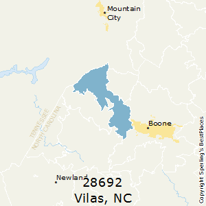 Vilas,North Carolina County Map