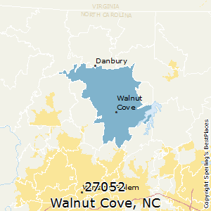 Walnut_Cove,North Carolina County Map