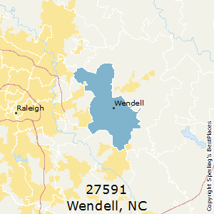 Wendell,North Carolina County Map