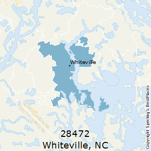 Whiteville,North Carolina County Map