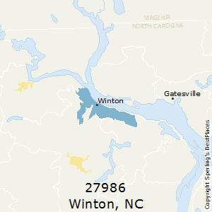 Winton,North Carolina County Map