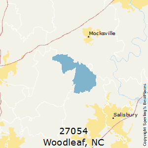Woodleaf,North Carolina County Map