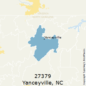 Yanceyville,North Carolina County Map