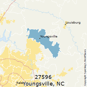 Youngsville,North Carolina(27596) Zip Code Map