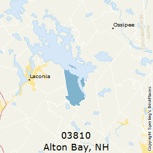 Alton_Bay,New Hampshire County Map