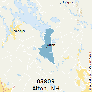 Alton,New Hampshire County Map