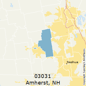 Amherst,New Hampshire County Map