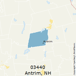 Antrim,New Hampshire County Map