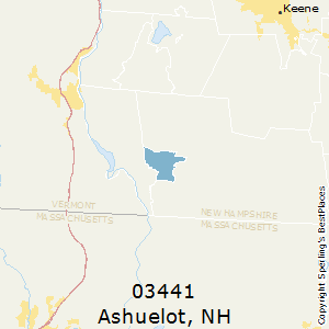 Ashuelot,New Hampshire County Map