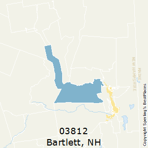 Bartlett,New Hampshire(03812) Zip Code Map