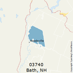 Bath,New Hampshire County Map
