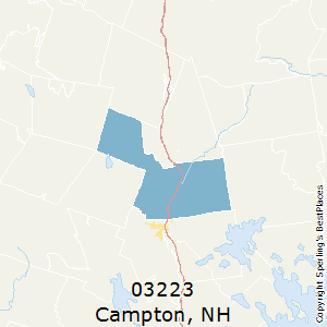 Campton,New Hampshire County Map