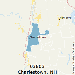 Charlestown,New Hampshire County Map