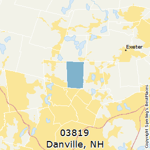 Danville,New Hampshire County Map