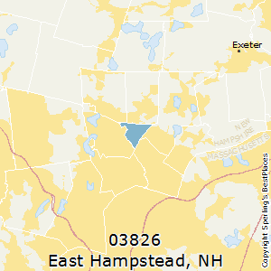East_Hampstead,New Hampshire County Map