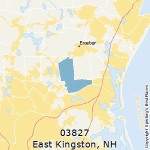 East_Kingston,New Hampshire County Map