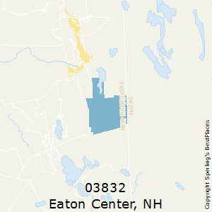 Eaton_Center,New Hampshire County Map