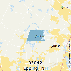 Epping,New Hampshire County Map