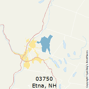 Etna,New Hampshire County Map