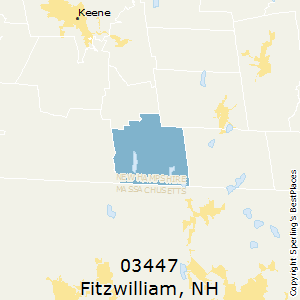 Fitzwilliam,New Hampshire(03447) Zip Code Map