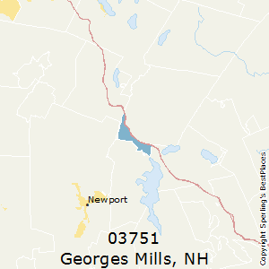 Georges_Mills,New Hampshire County Map