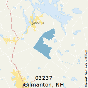 Gilmanton,New Hampshire County Map
