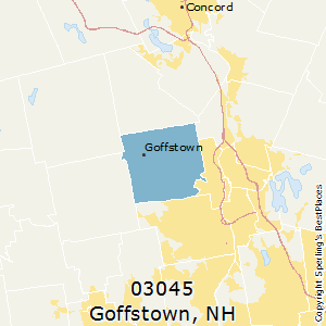 Goffstown,New Hampshire County Map