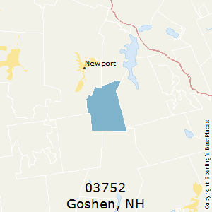 Goshen,New Hampshire County Map