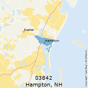 Hampton,New Hampshire County Map