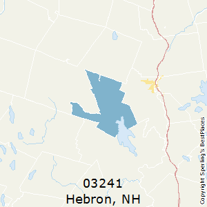 Hebron,New Hampshire County Map