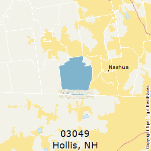 Hollis,New Hampshire County Map