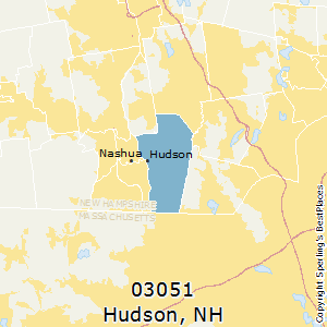 Hudson,New Hampshire County Map